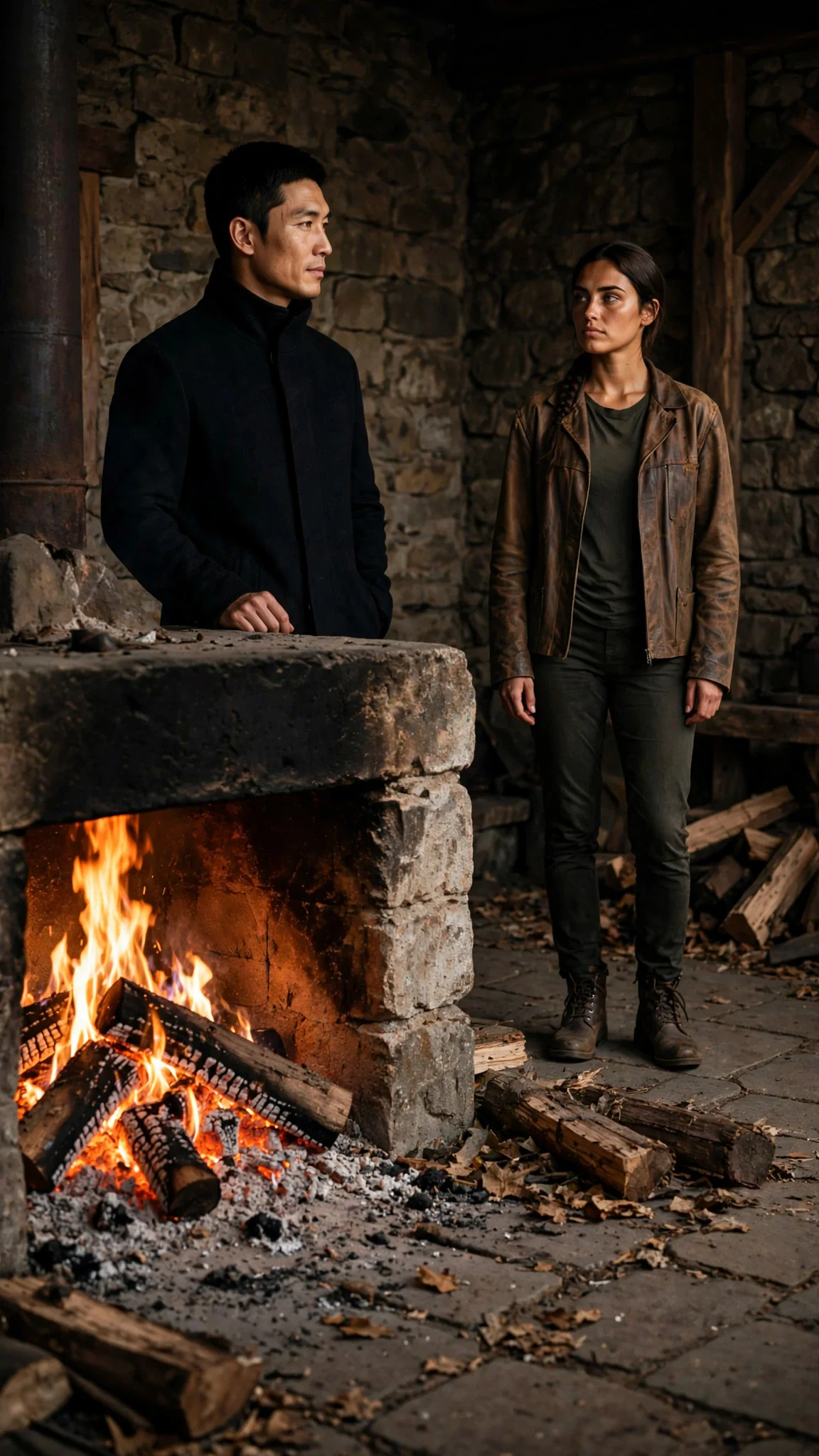 Vareth watches Sorrel from beside the hearth, his expression unreadable and too calm.