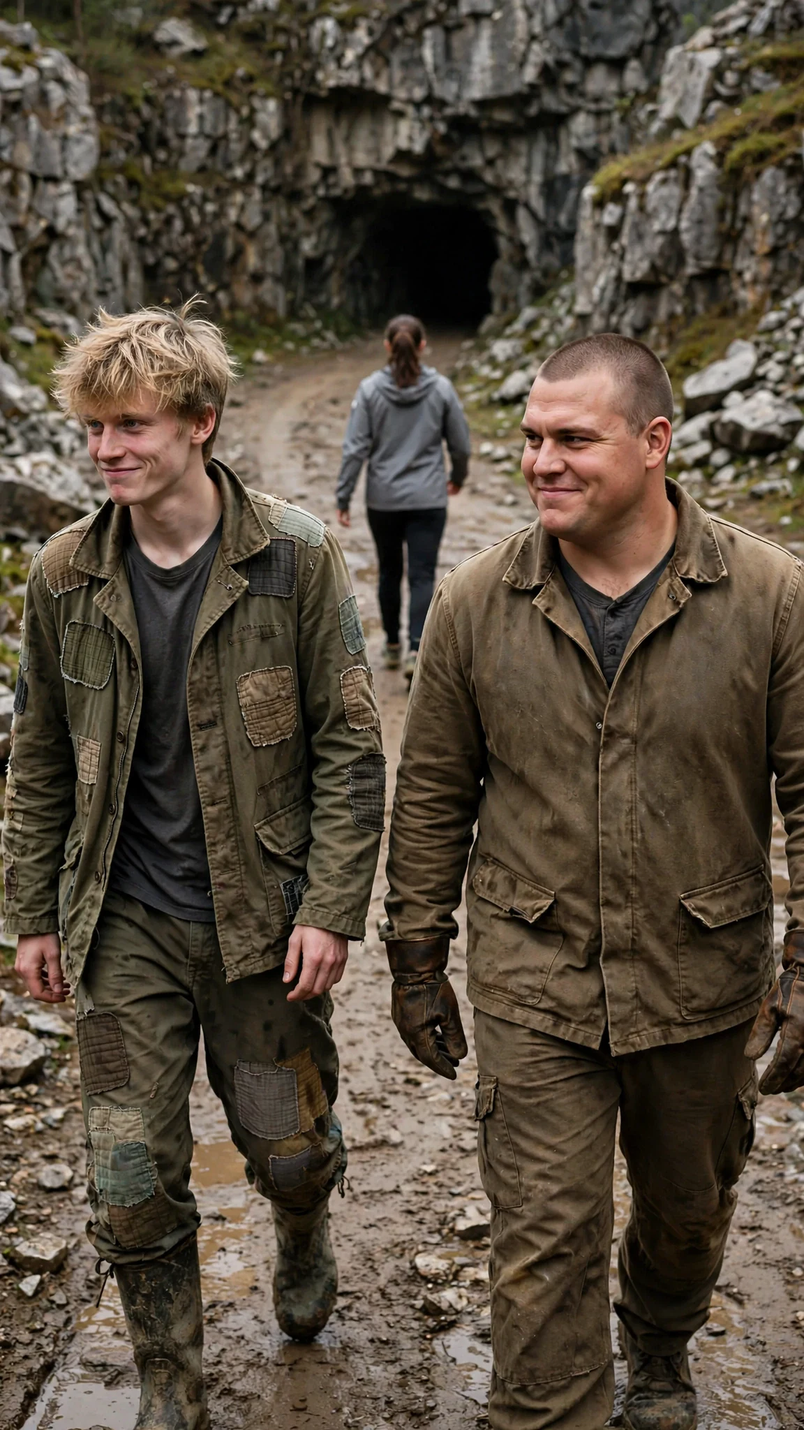 Nash and Dov walk into the quarry with cruel, knowing faces.