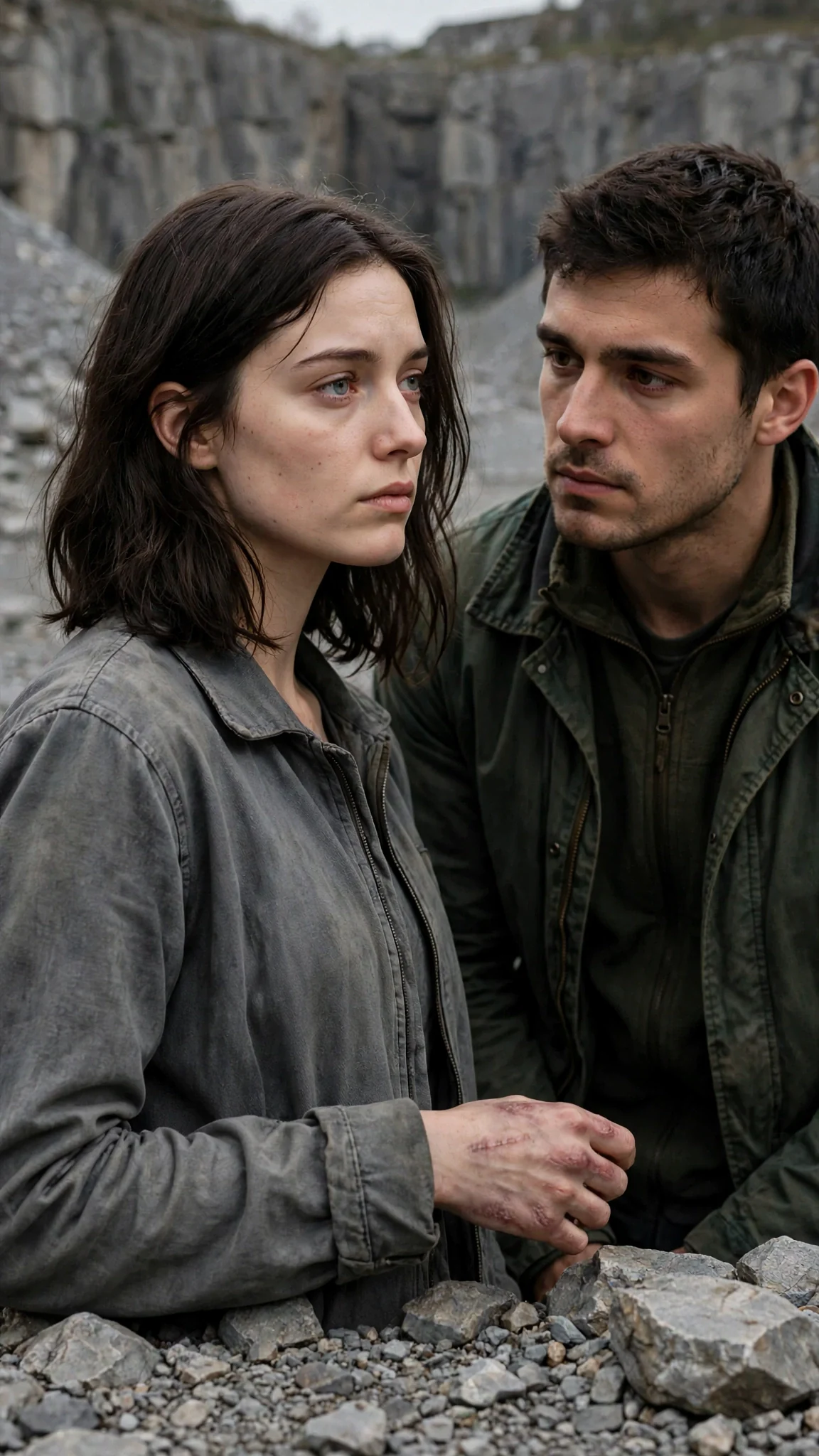 Liora stands before Ansel with fear and truth caught in her throat.