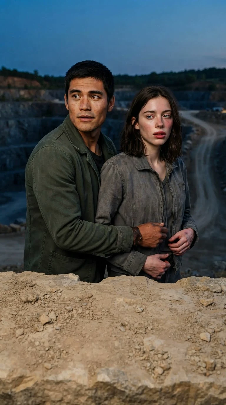 Ansel pulls his hands out of Liora's shirt, both frozen as a voice nears.