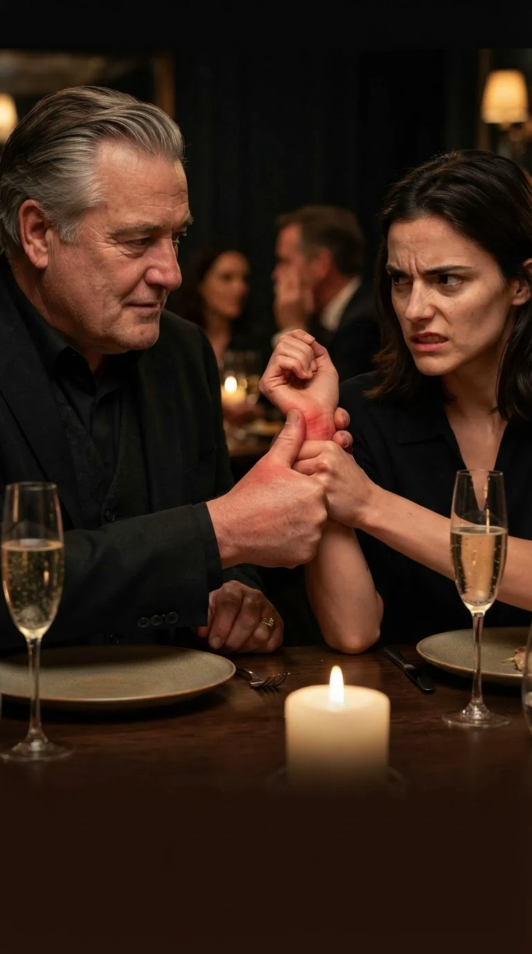 Bramwell's thumb digs into Darcy's wrist until the skin goes white.