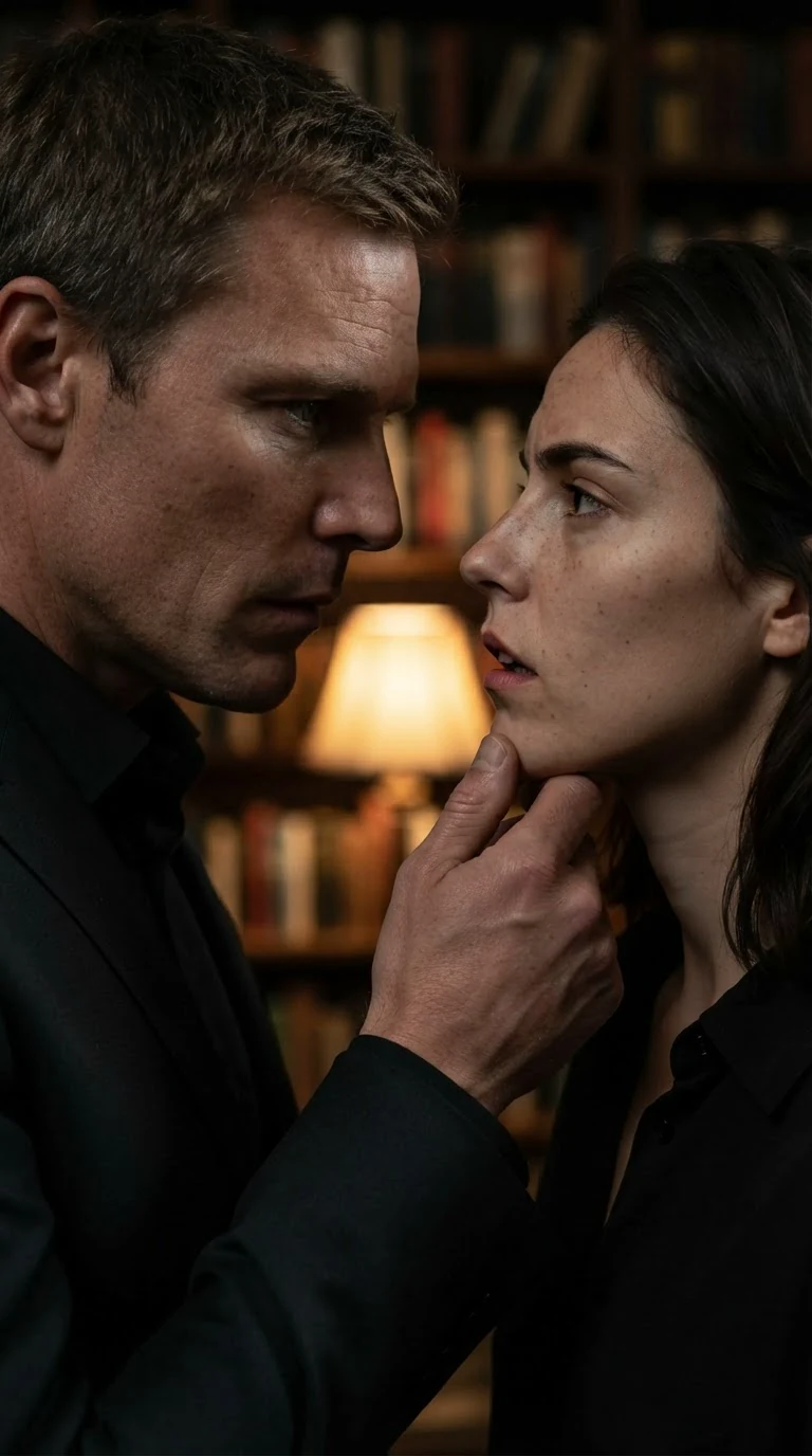 Lachlan closes the distance between them, one hand lifting toward her jaw.