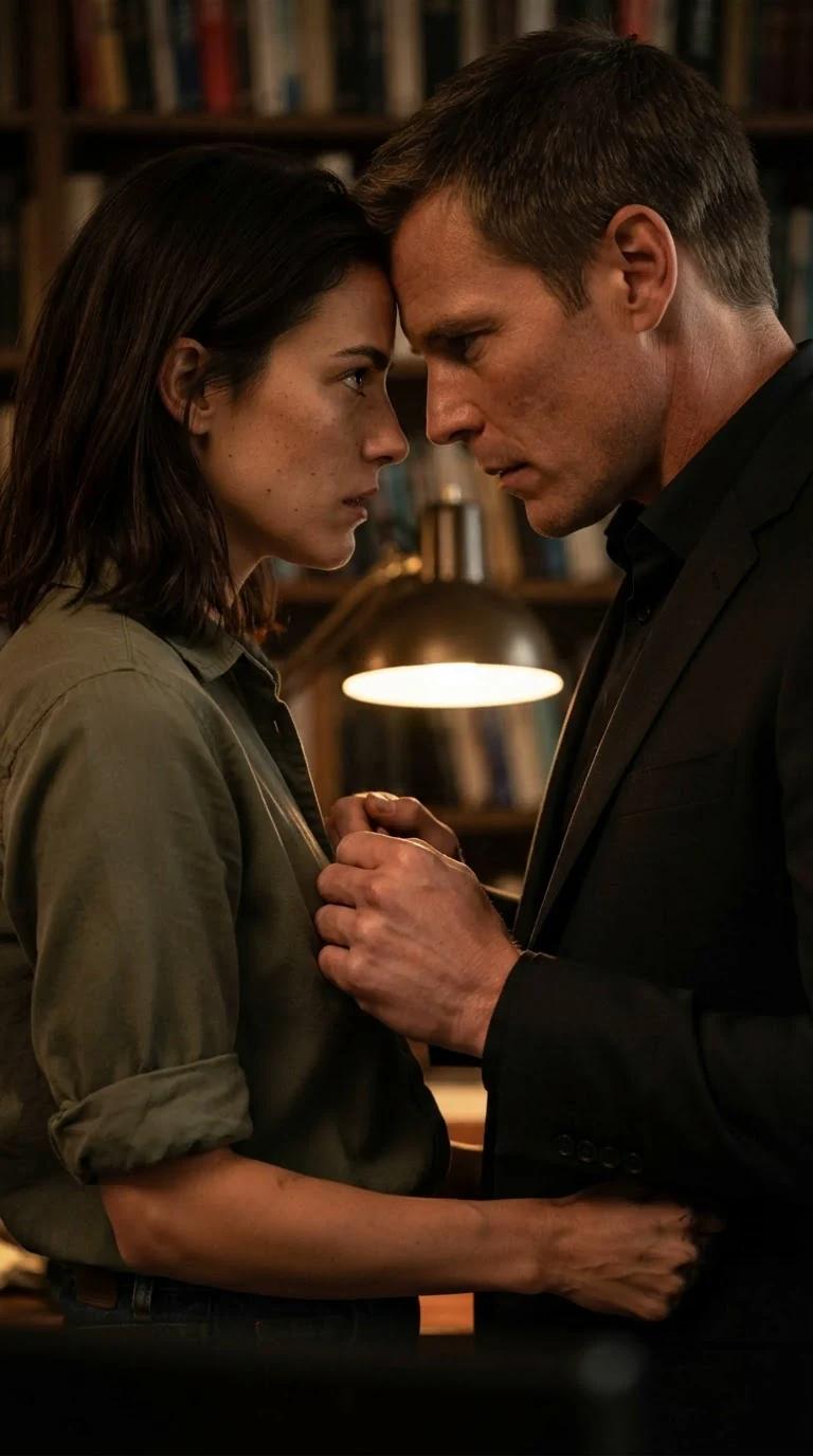 Lachlan's forehead against Darcy's, both of them still, breathing.