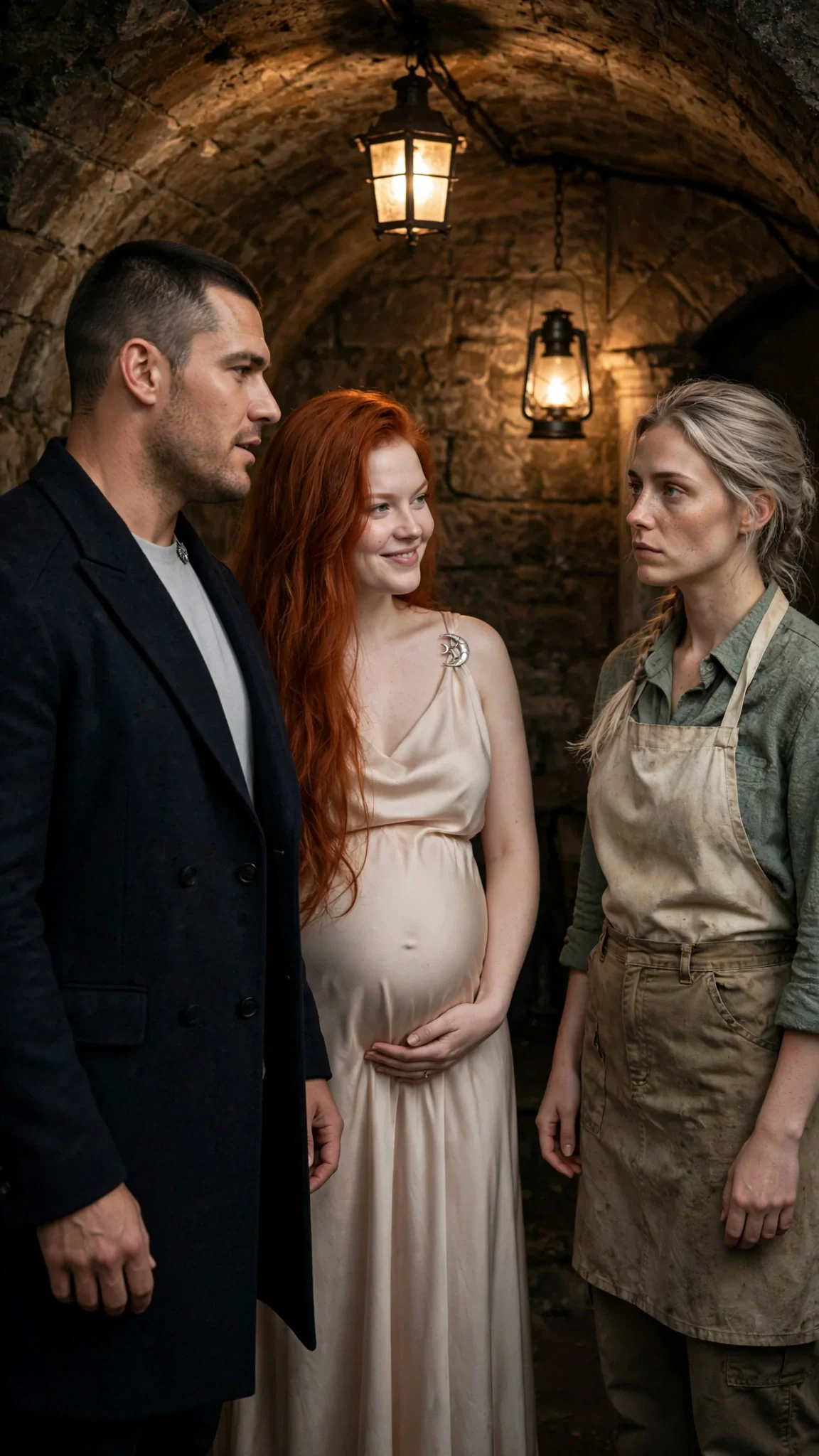 Darragh speaks plainly about the unfinished bond while Ilona smiles.