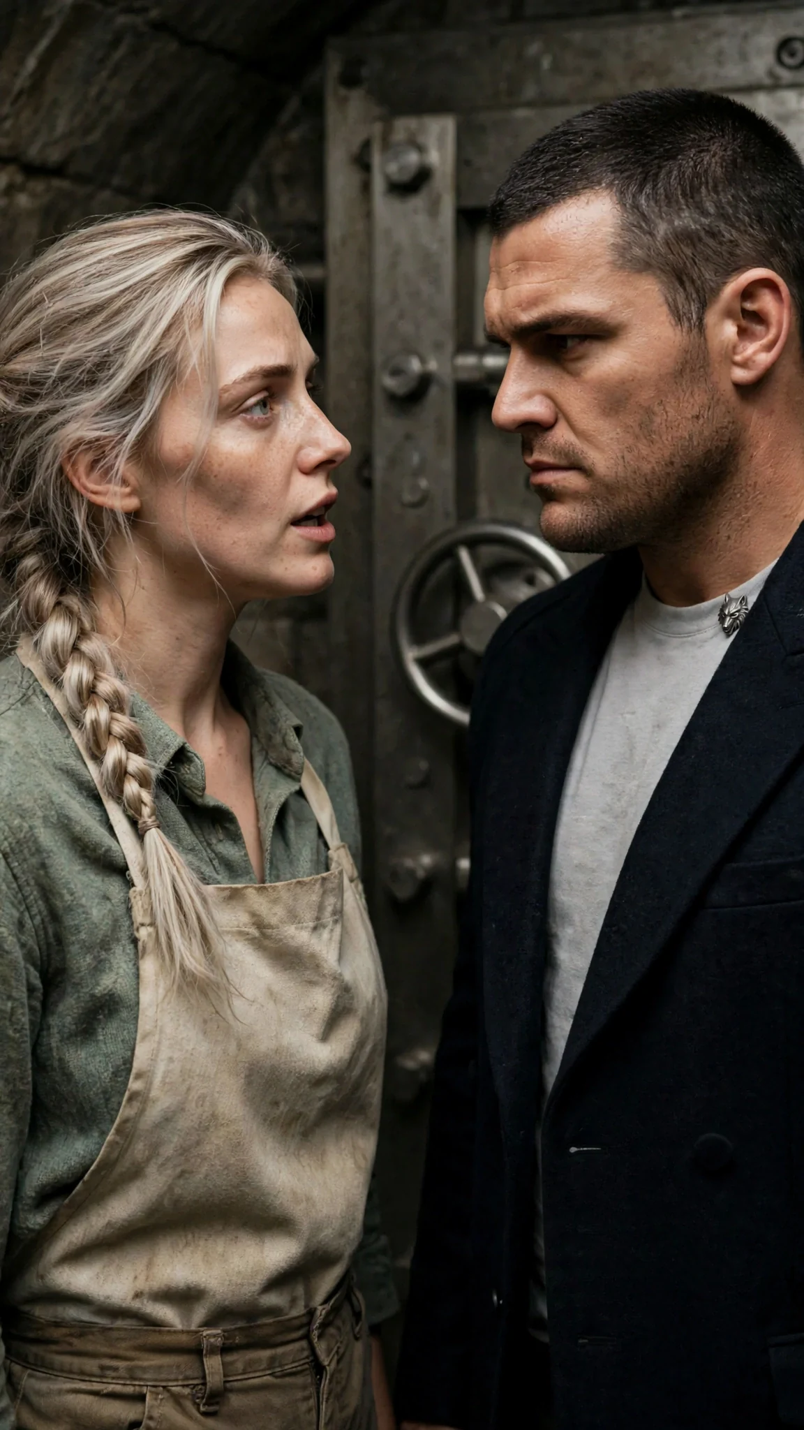 Fiona answers quietly, and Darragh's face turns cold.