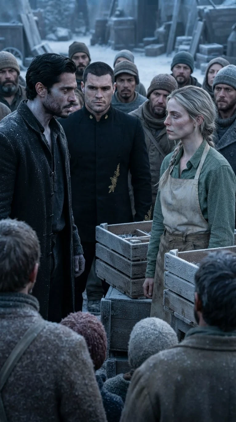 Fiona looks up as the whole yard turns, Darragh's face pale with rage.