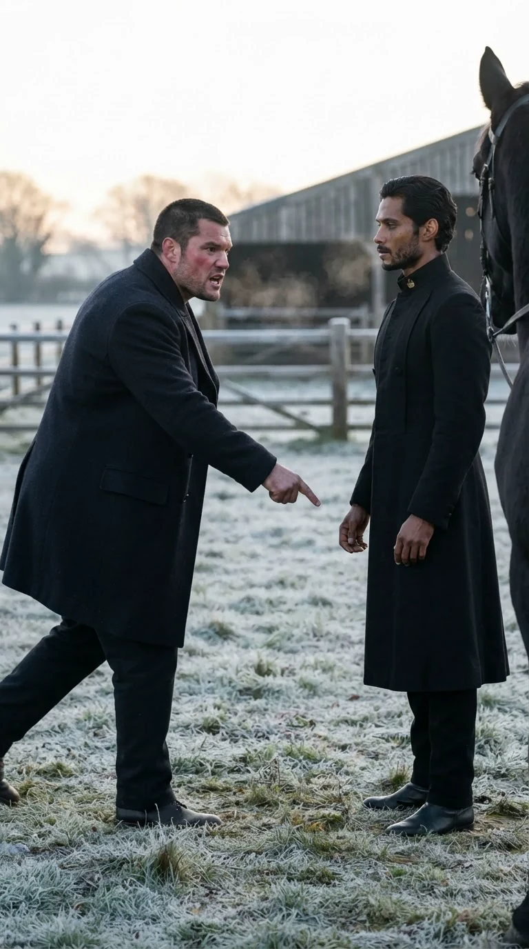Darragh argues back and Cassius answers without raising his voice.