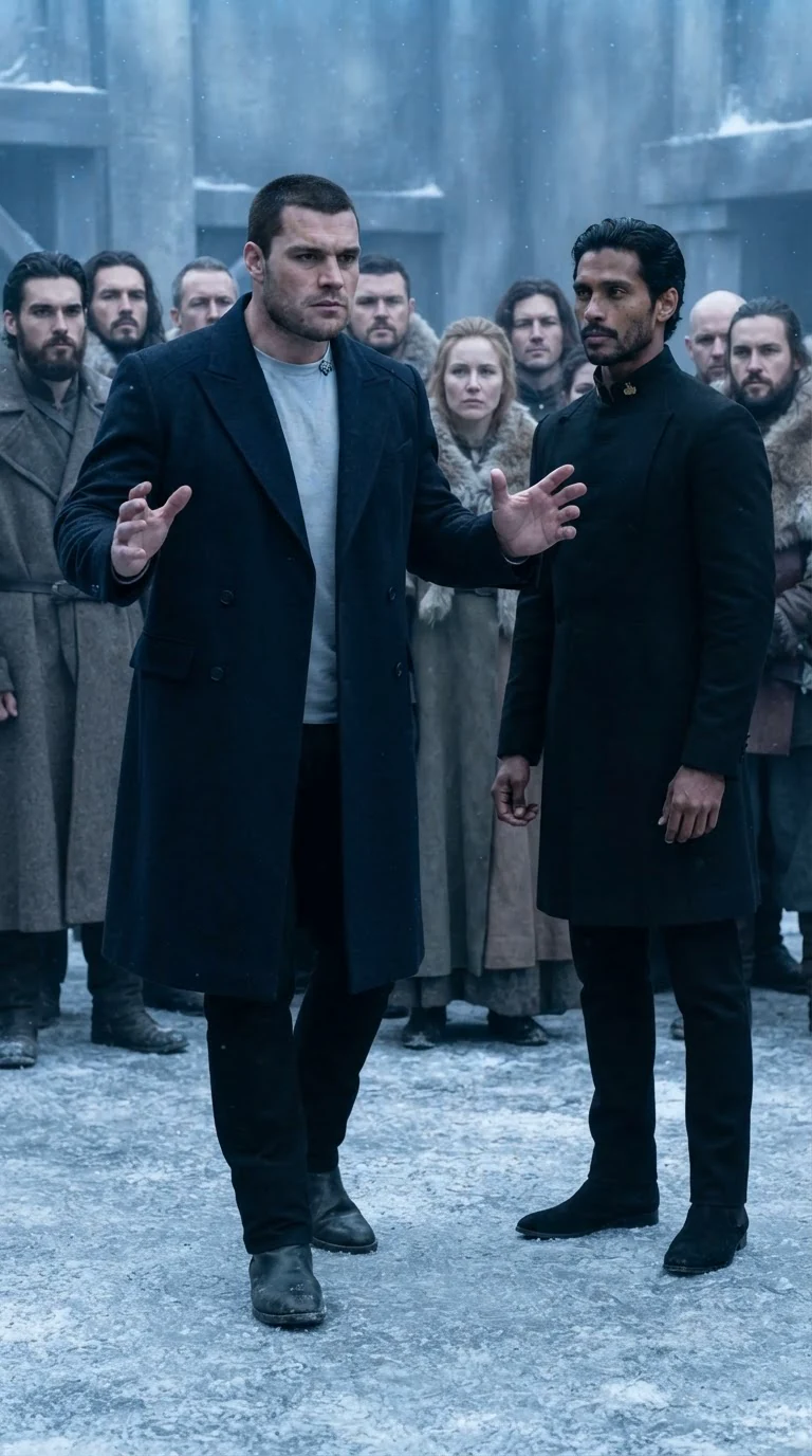 Darragh argues with the king, who answers without raising his voice.