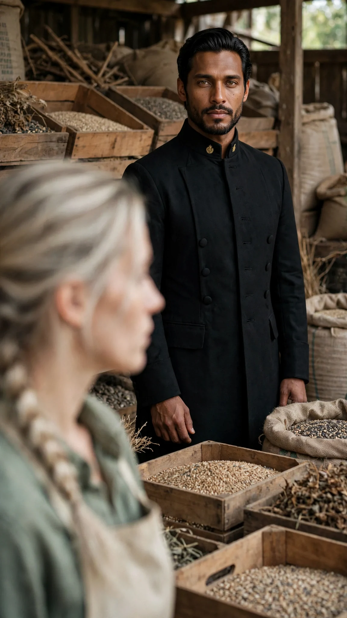 The king names the work he would give her, plain and serious.
