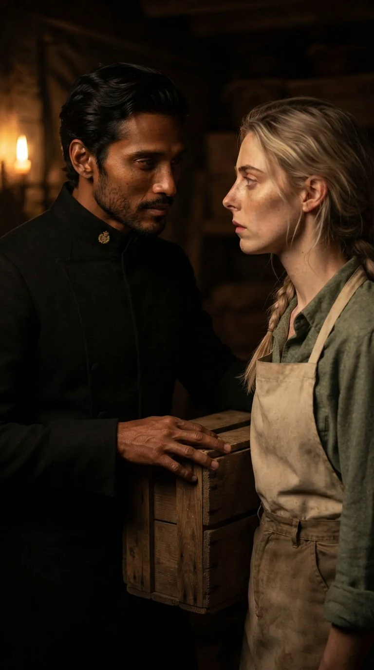 The king tells her to stay and settle her accounts, and promises to return at Midsummer.