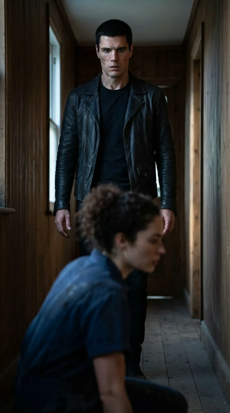 Merrick goes rigid in the hallway, nostrils flaring, staring down at Nola.