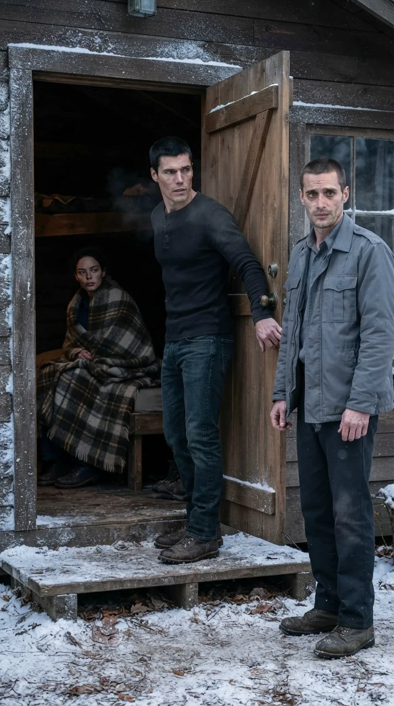 The door opens on Foster, and Merrick talks about her like she is not there.