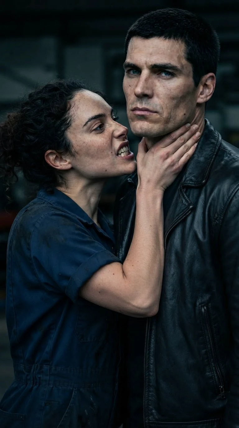 A memory of her teeth against his throat and his hand closing on her jaw.
