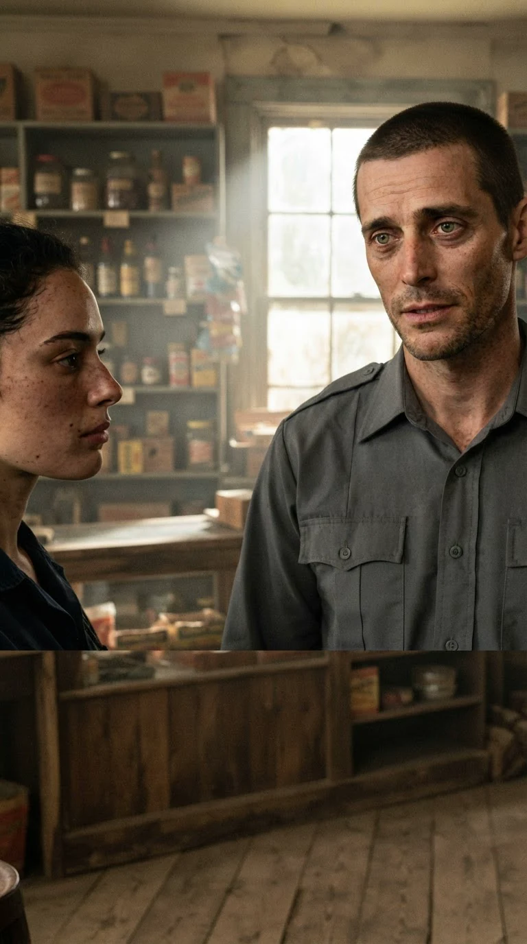 The deputy speaks seriously, close, his green eyes steady on her.