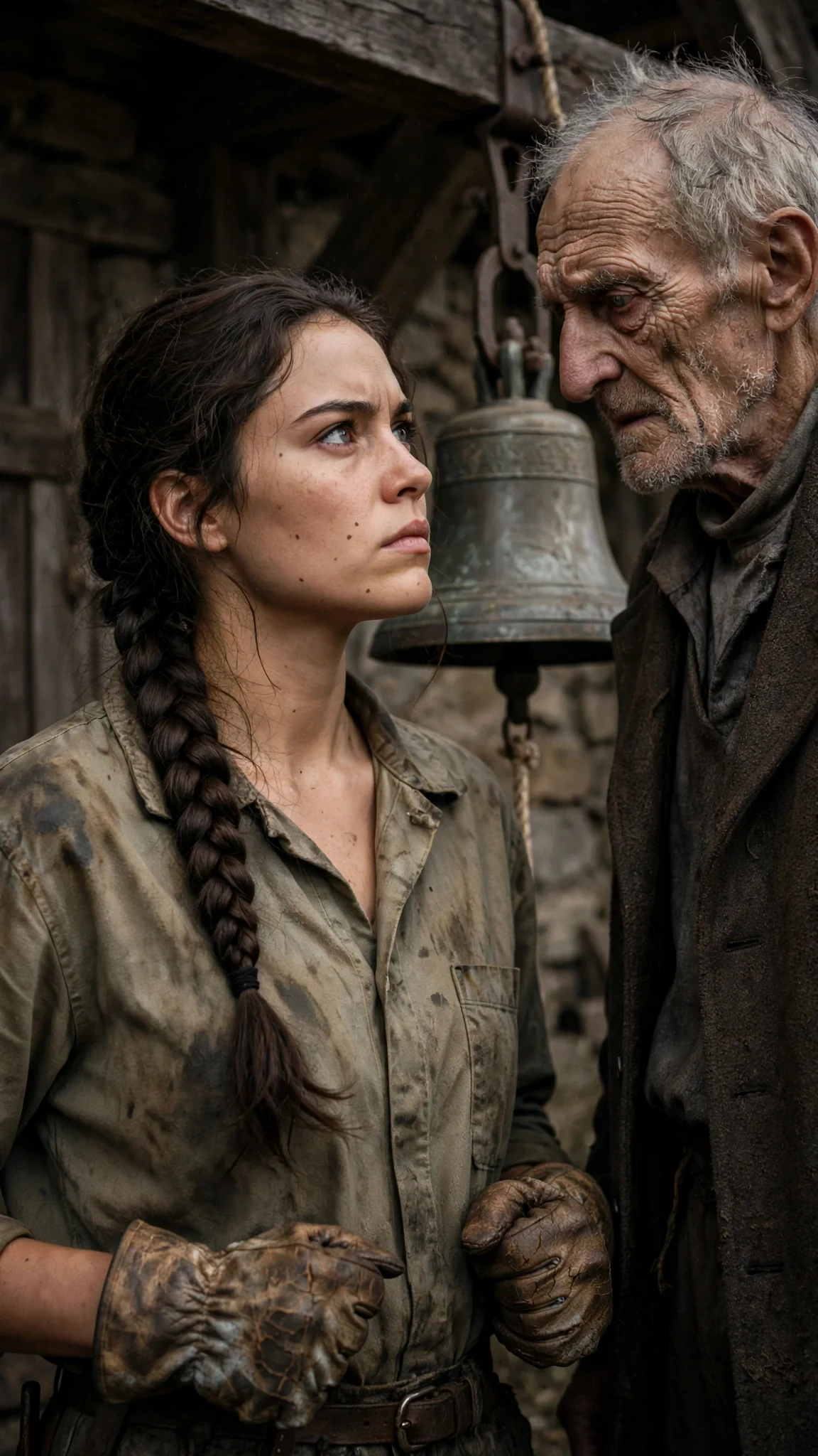 The young woman nods once to the elder, back straight, hands closed into fists.