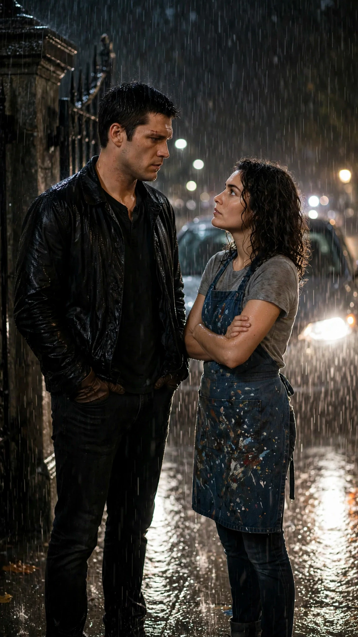 Gideon steps back with his hands in his pockets and gives Faye a flat warning.