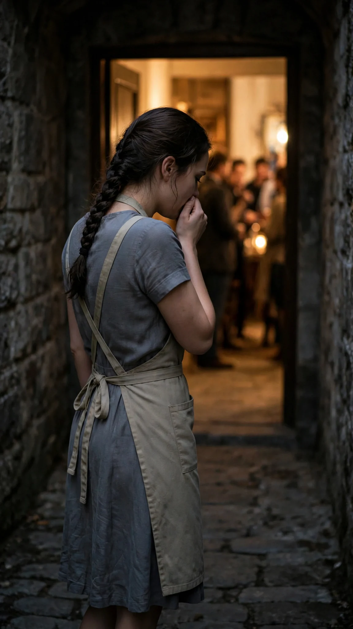 Avery walks out of the hall alone, shoulders tight, the pack behind her.
