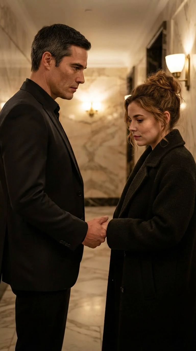 Barrett takes Lacey's hand in the hallway, and she does not pull away.