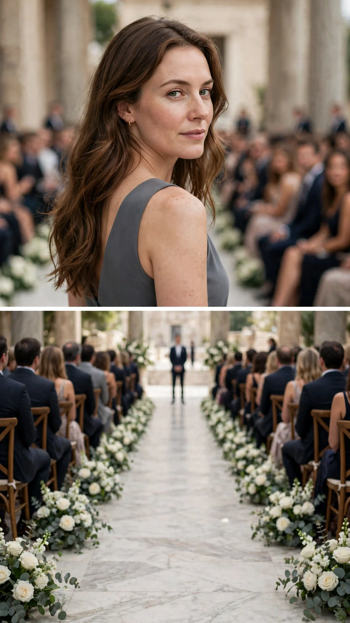 Calla walks out of the show with her head high.