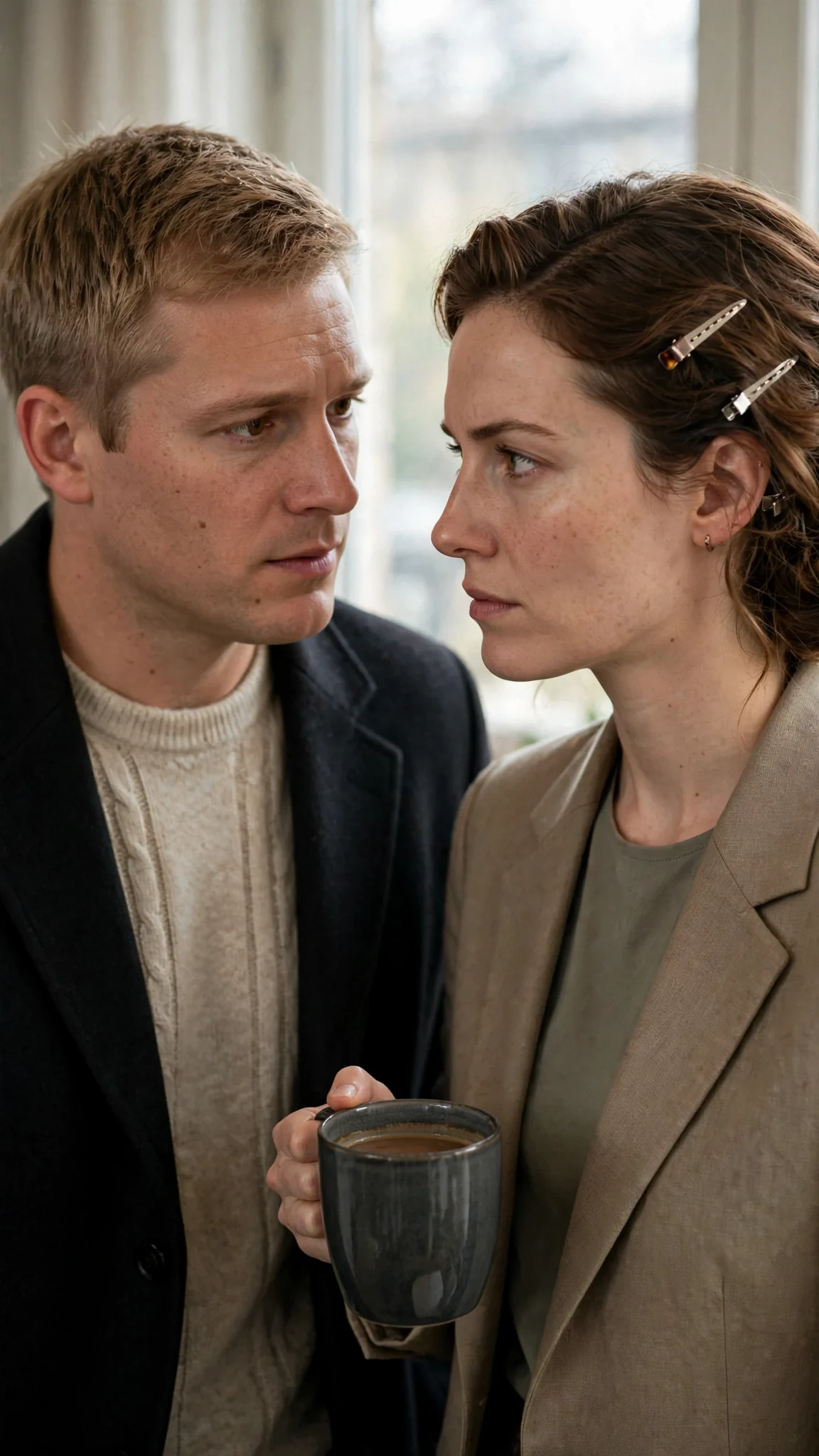 Emmett says something honest and Calla's jaw goes tight, her eyes sharp.
