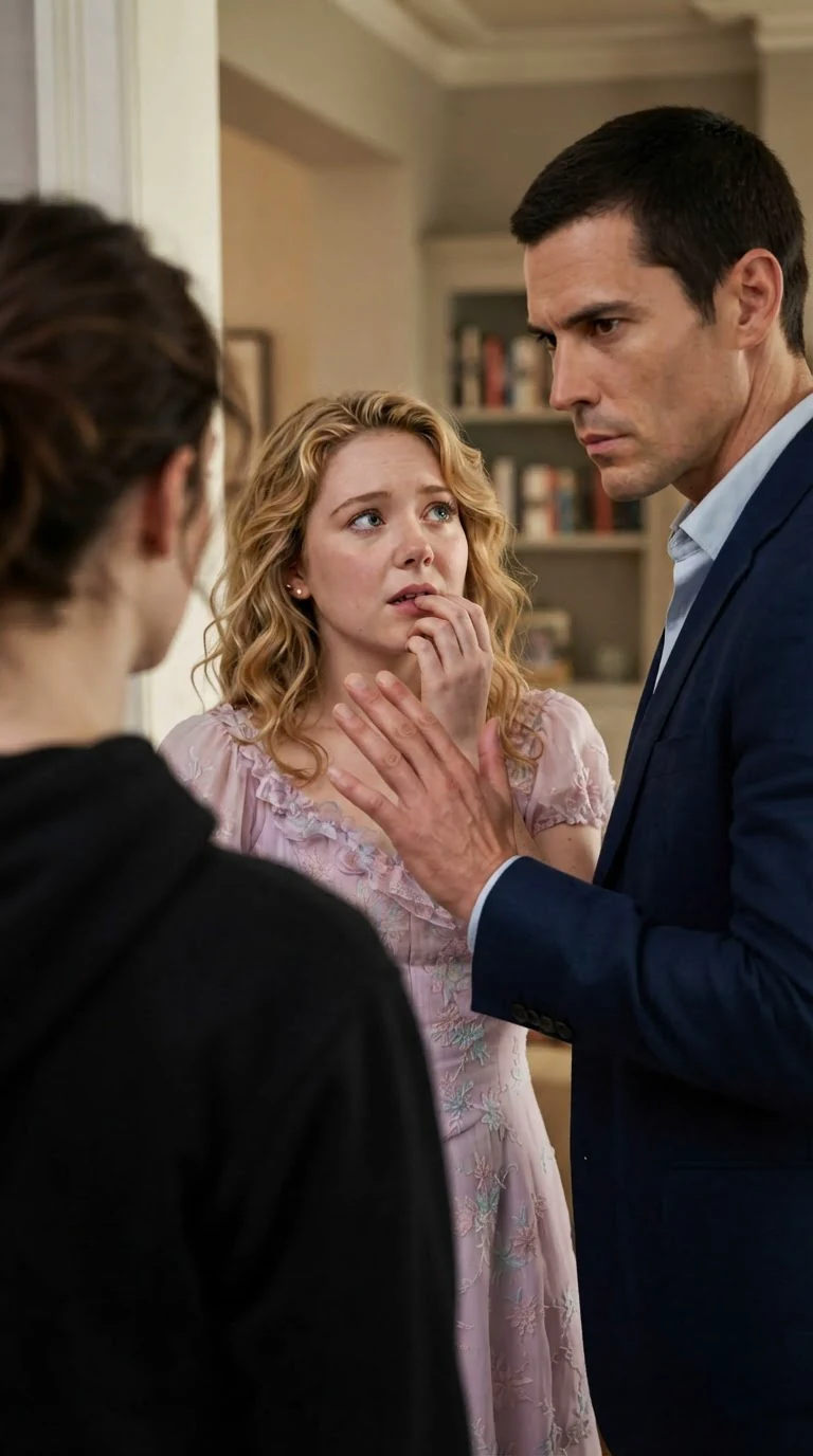 Cleo presses her hand to her mouth and Gil turns on her.