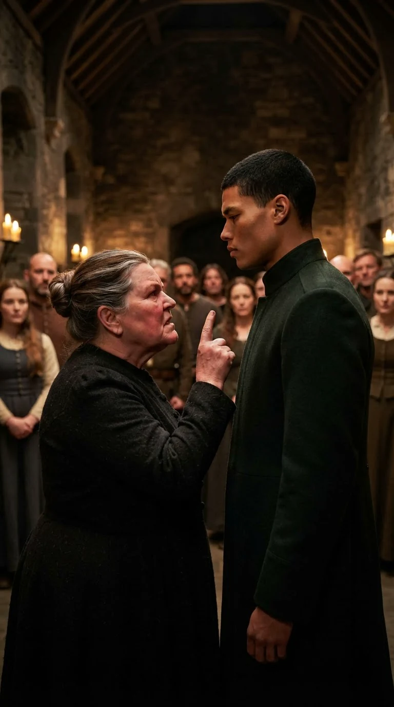Marda squares up to the Alpha heir, furious.