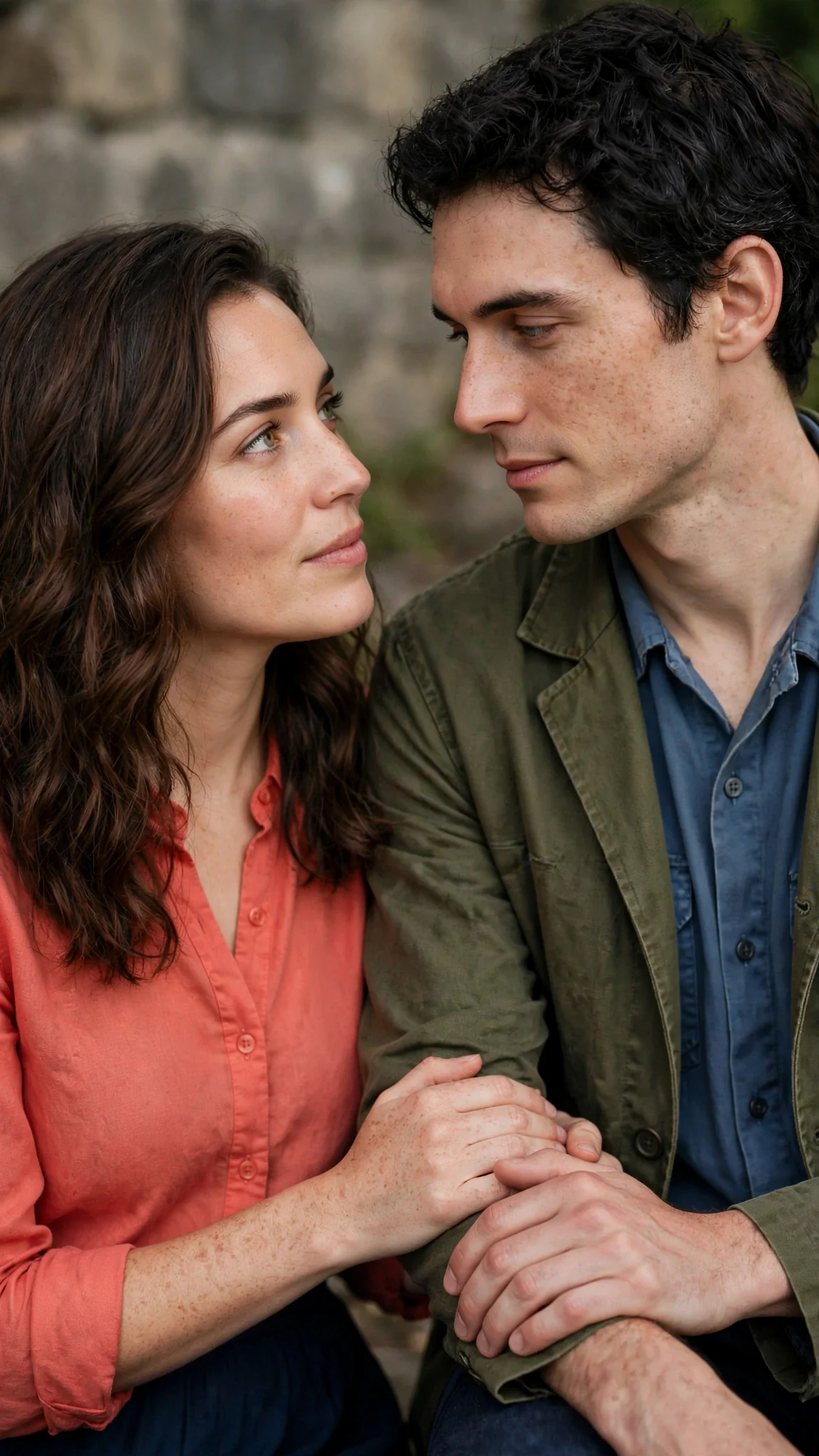 Marielle studies Benedict's calm face closely, suspicion in her eyes.