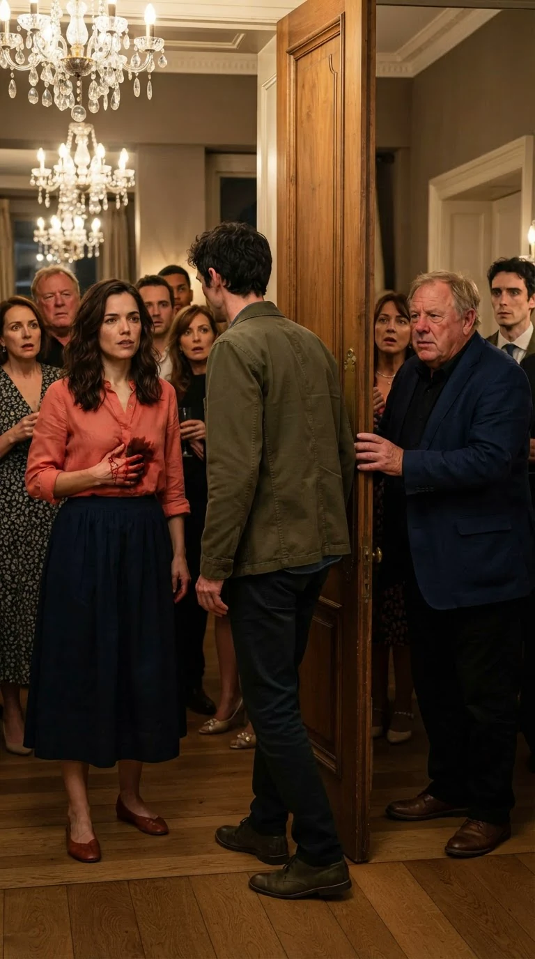 Marielle watches Benedict leave as Lionel orders him back.