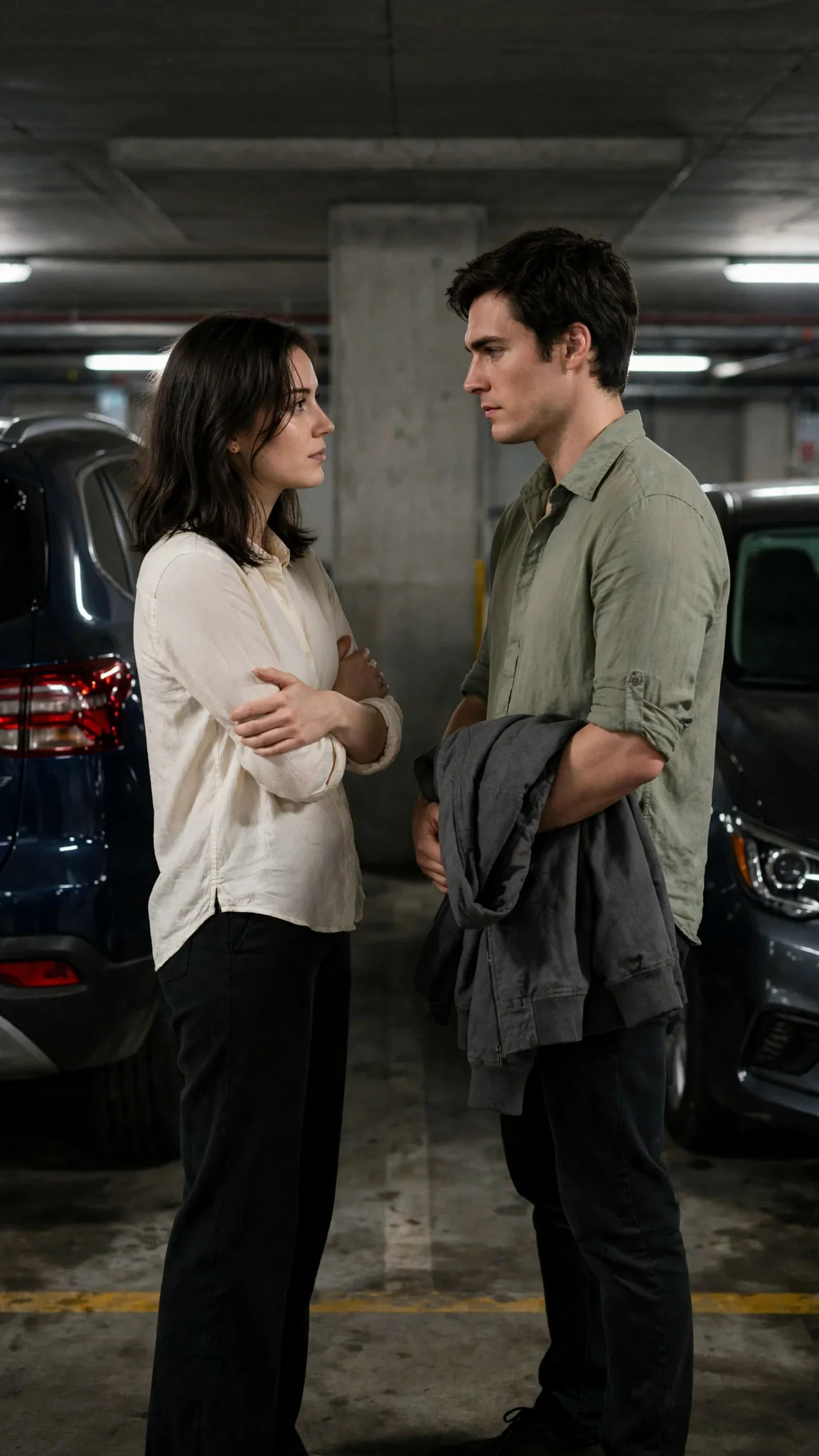 Maris asks Rory why he is helping her in the garage.