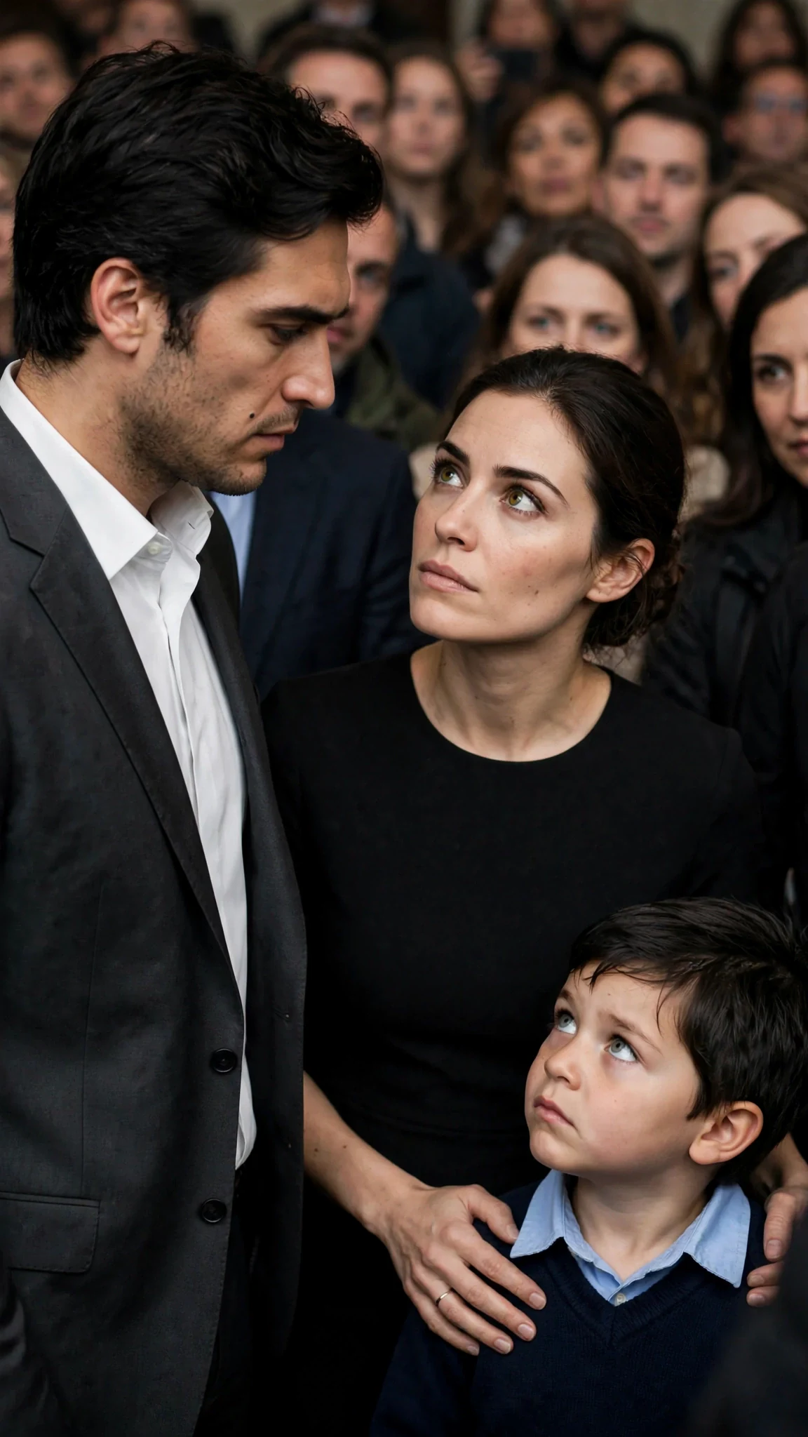 Evren faces Brenna directly and asks his question in a low voice.