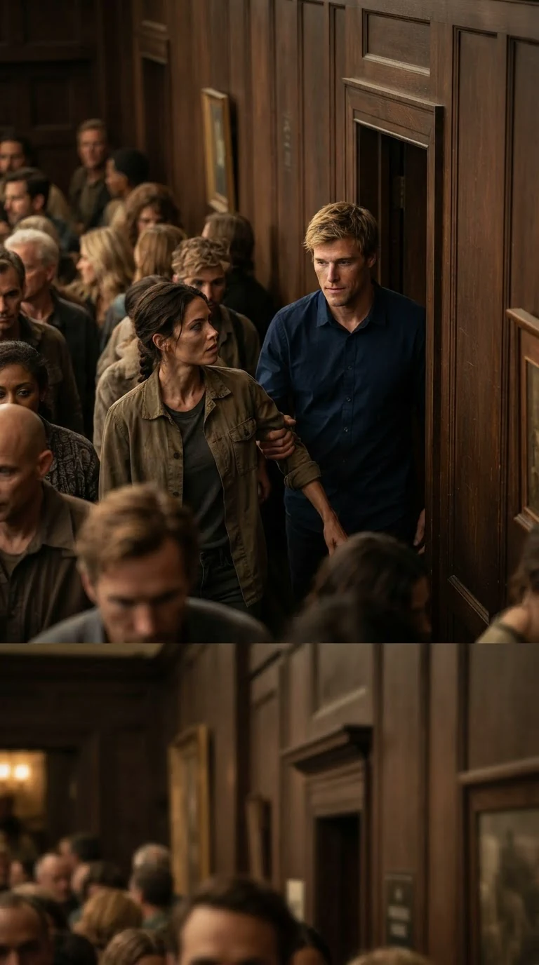 Dax grips Nessa's elbow and steers her toward a side door off the hall.