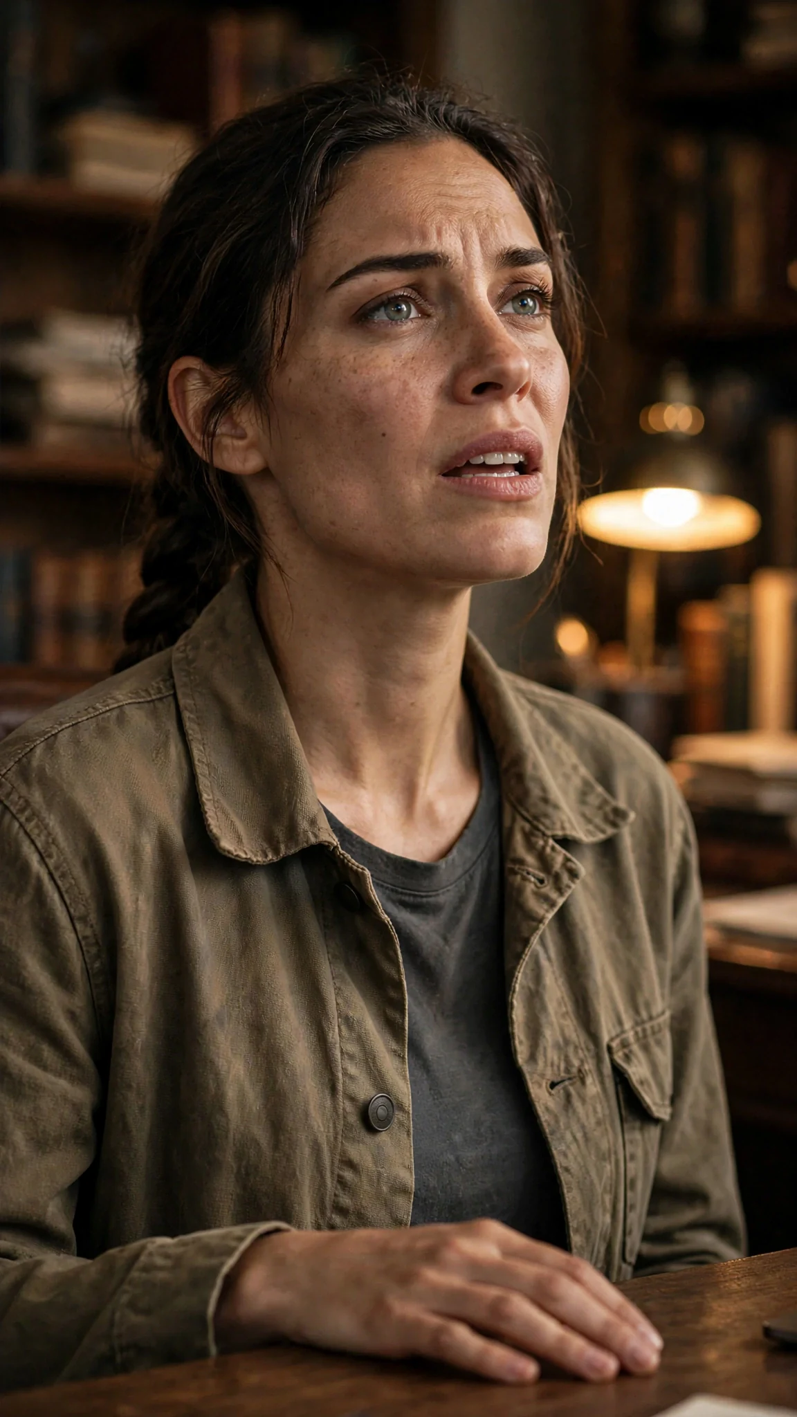 Nessa speaks with her jaw tight, the old hurt plain on her face.