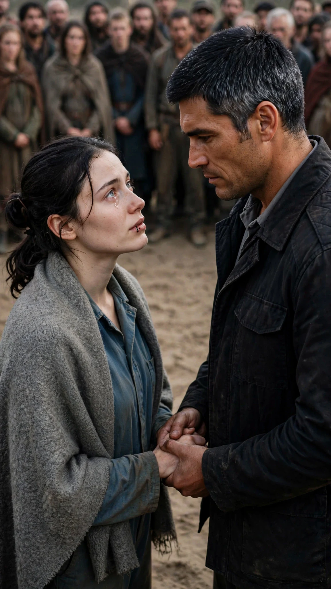 Fenna looks up at Kester with wet grey eyes and lets herself lean into hope.