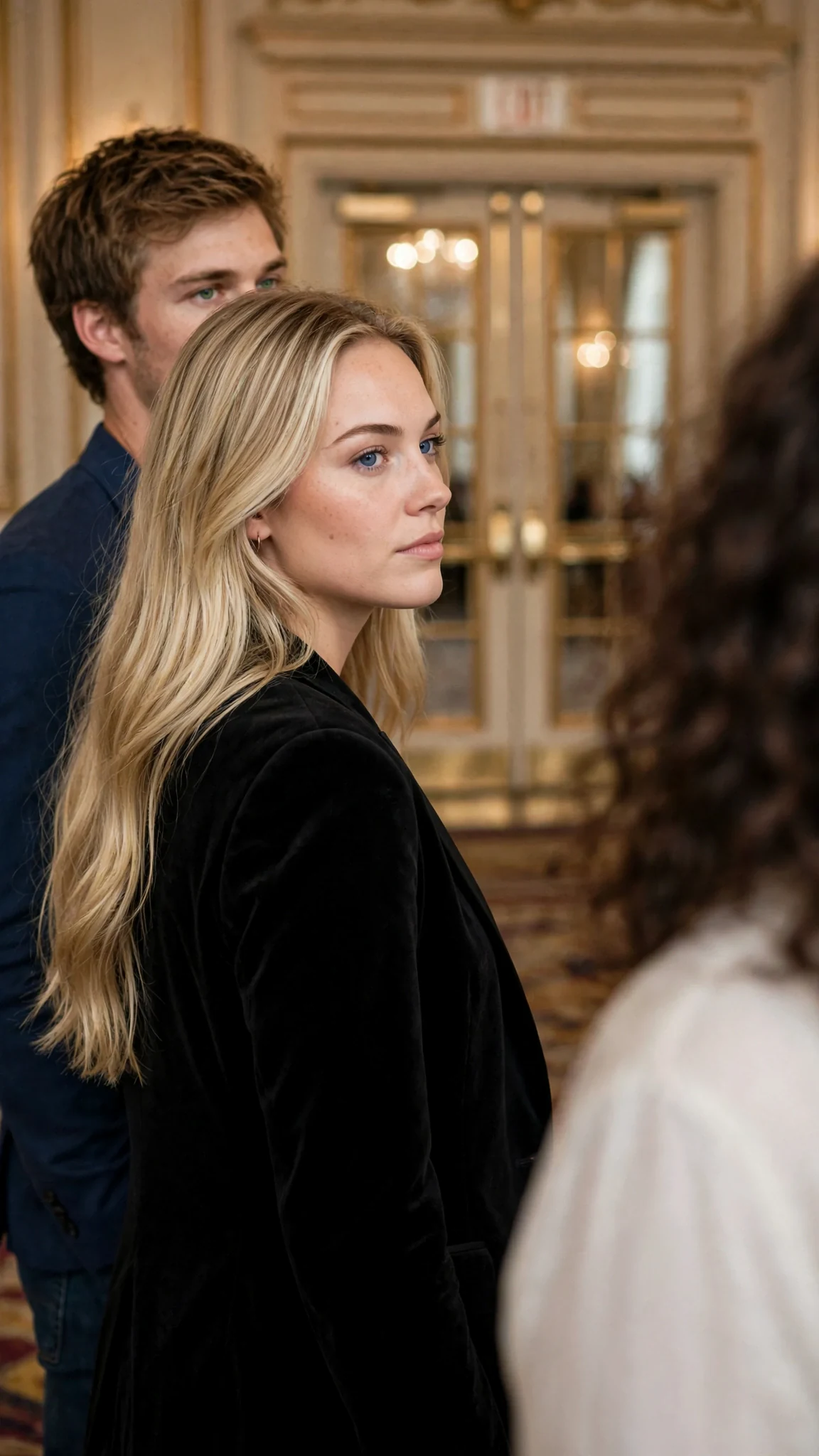 Britt turns back one last time to speak to Sasha, cold and final.