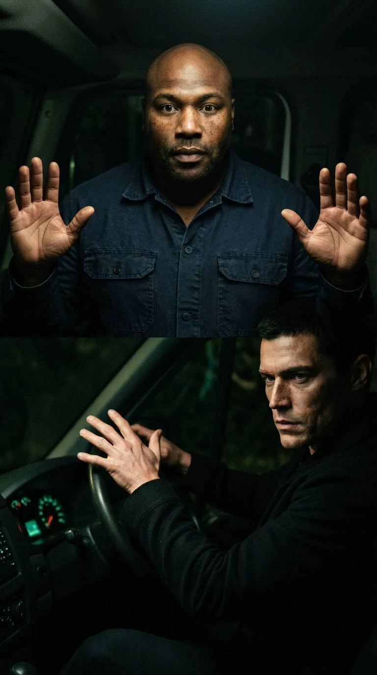 Tate holds both palms up, careful, and Axton lets go and sits back.