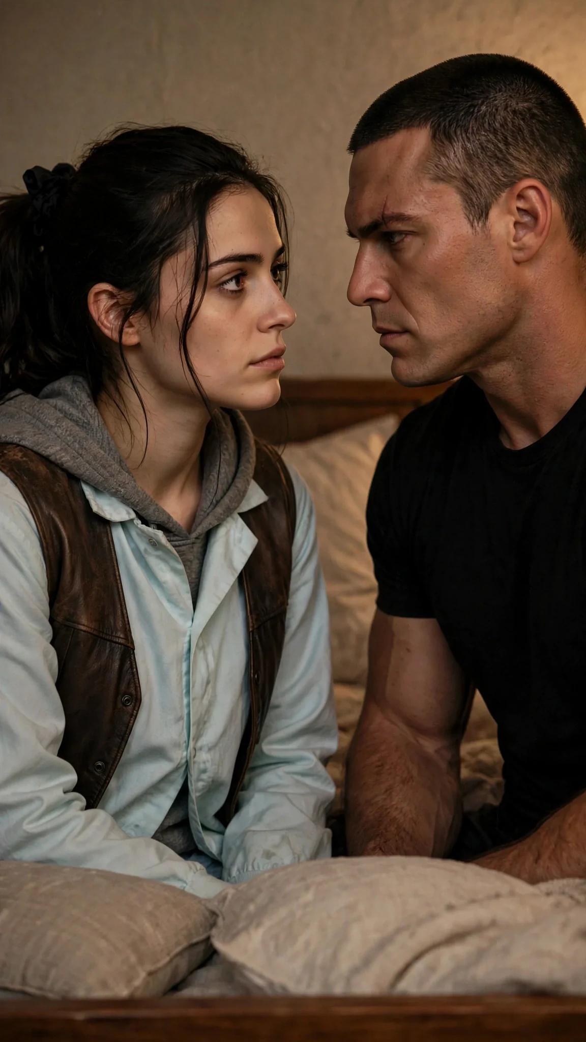 Dara holds Kade's stare and asks her question flat out.