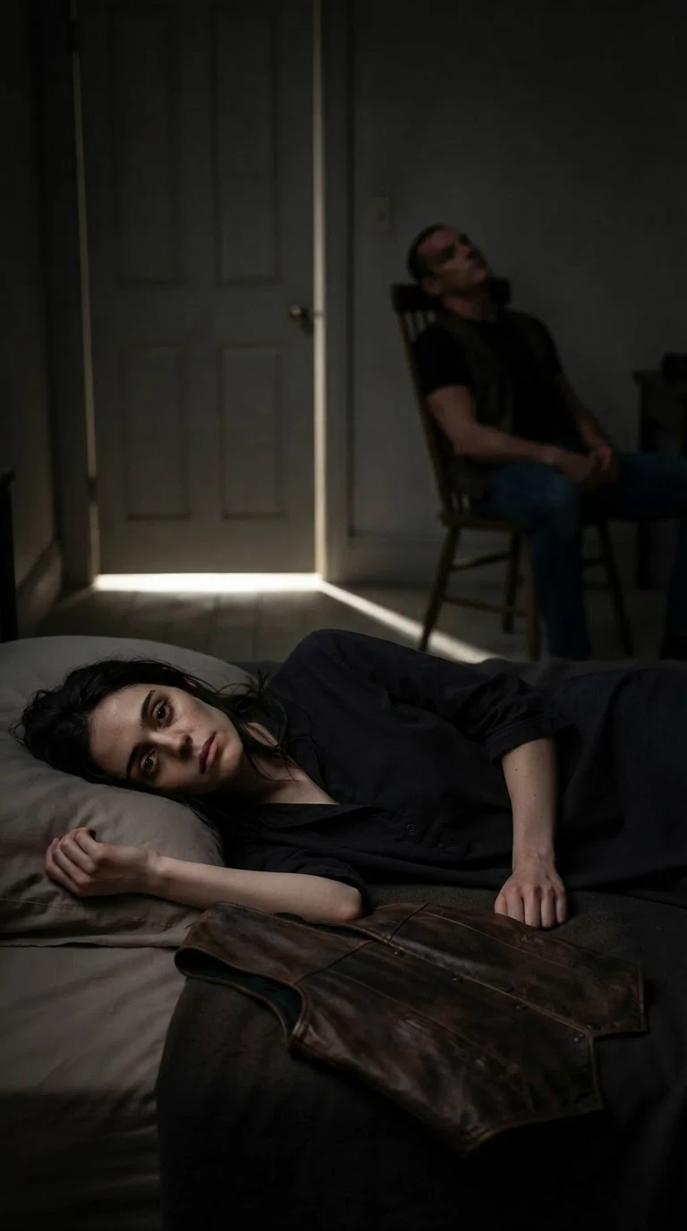 Dara lies awake in Kade's bed in the dark, staring at the ceiling.