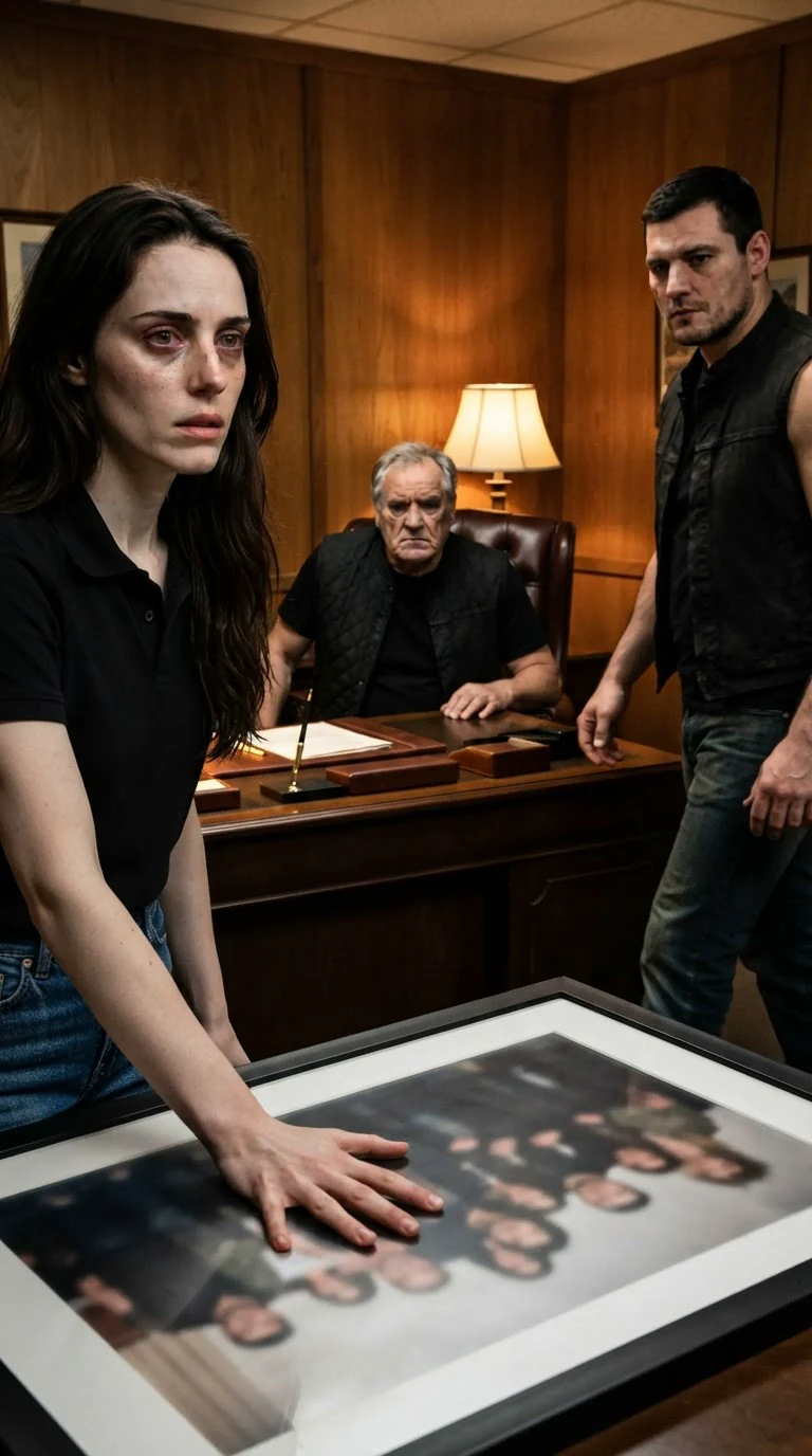 Corrie comes back from the vision with her hand still on the frame.