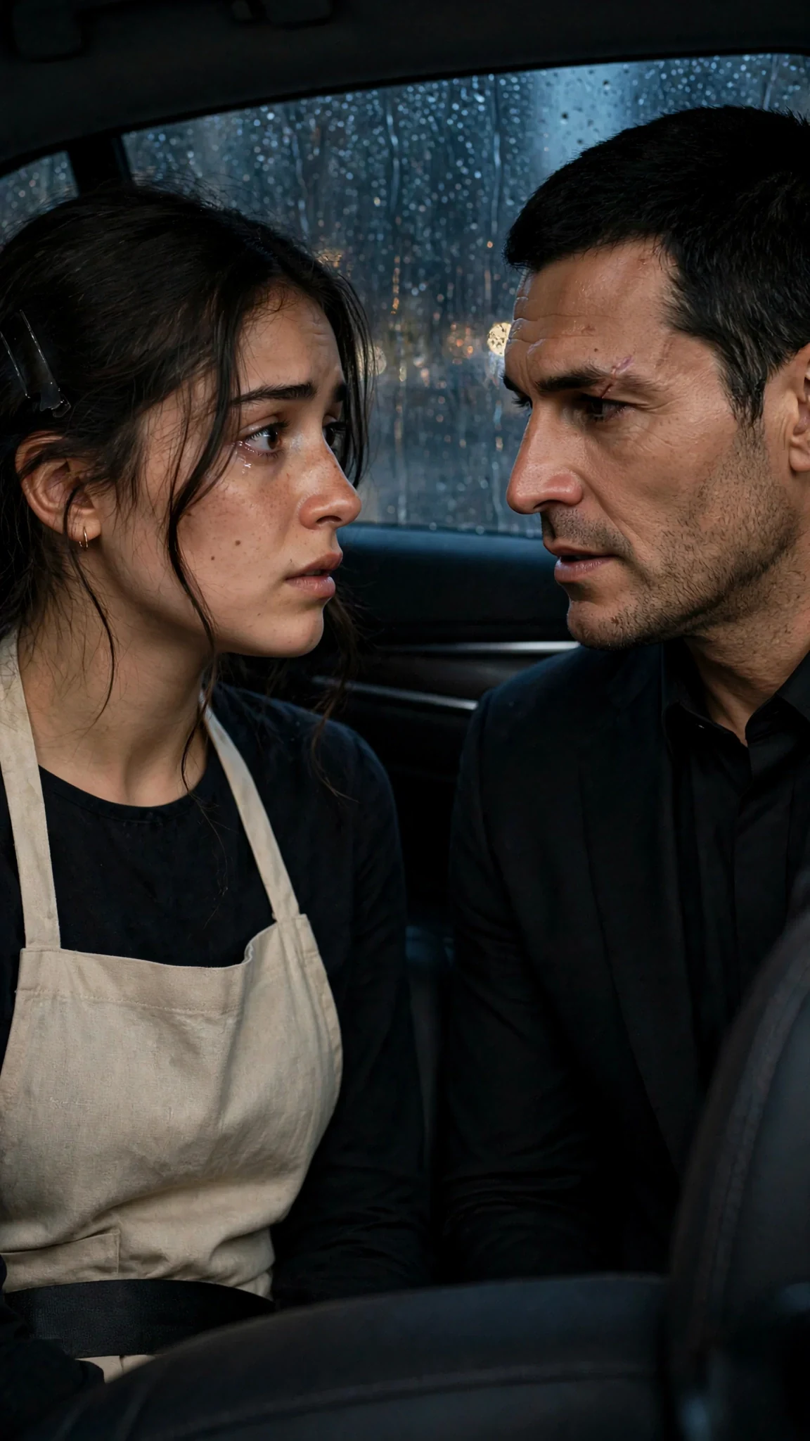 Nicolette speaks her conditions flatly, Dario watching her mouth like a verdict.