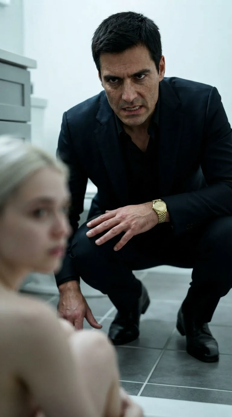Dorian speaks with rough intensity, eyes on hers.