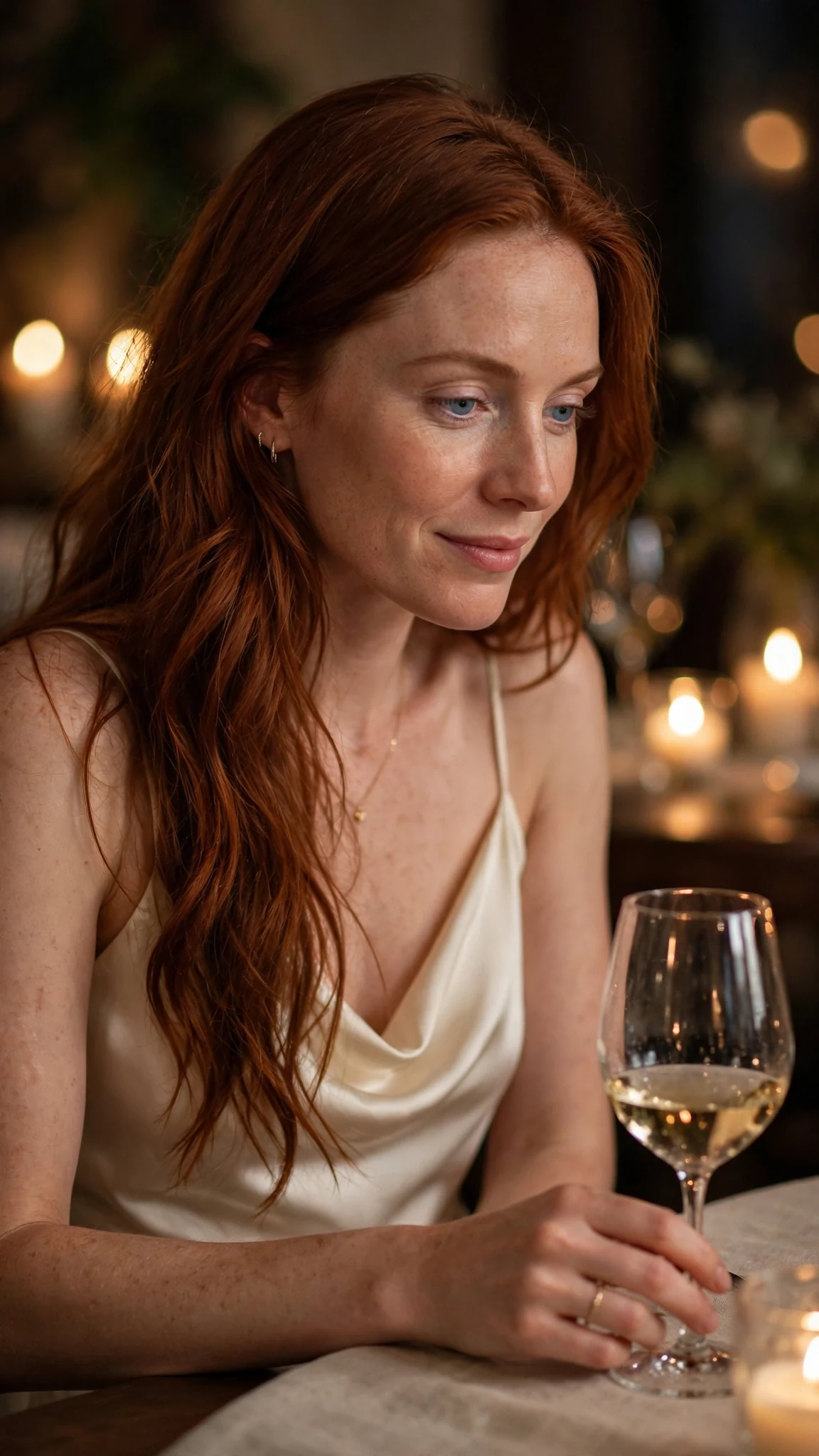 The auburn-haired woman across the table studies Isla with a thin smile.