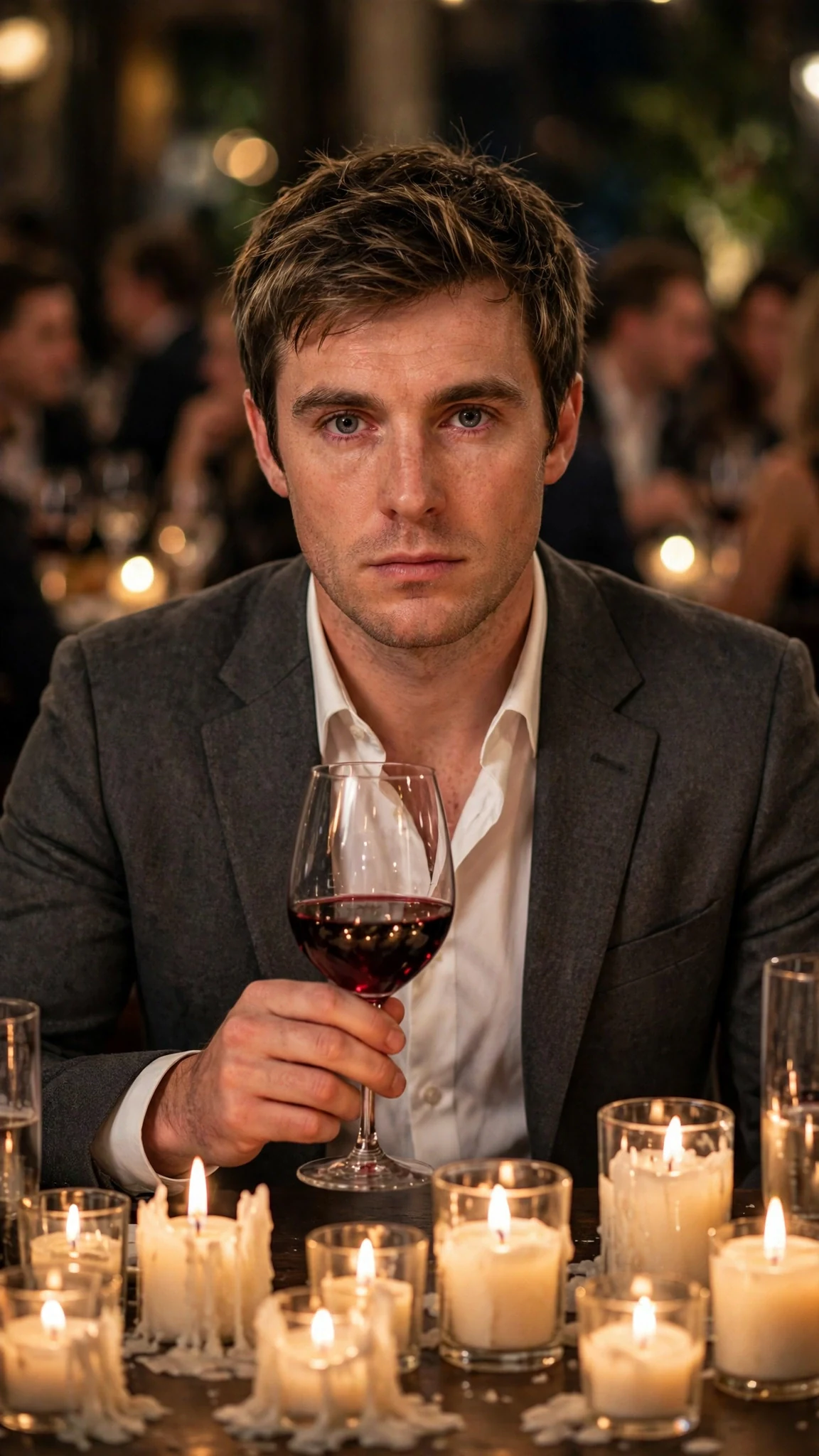 Declan looks straight at Isla over his glass and says nothing.