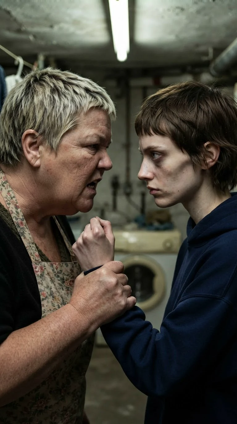 Doreen grips Marnie's wrist hard, her face close and furious.