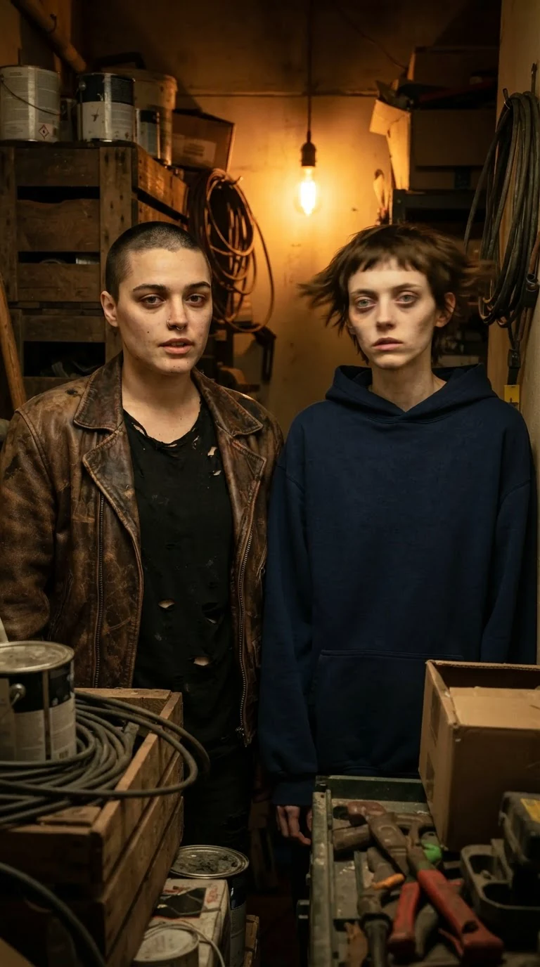 Juno stands and warns her flatly; Marnie nods hard beside her.