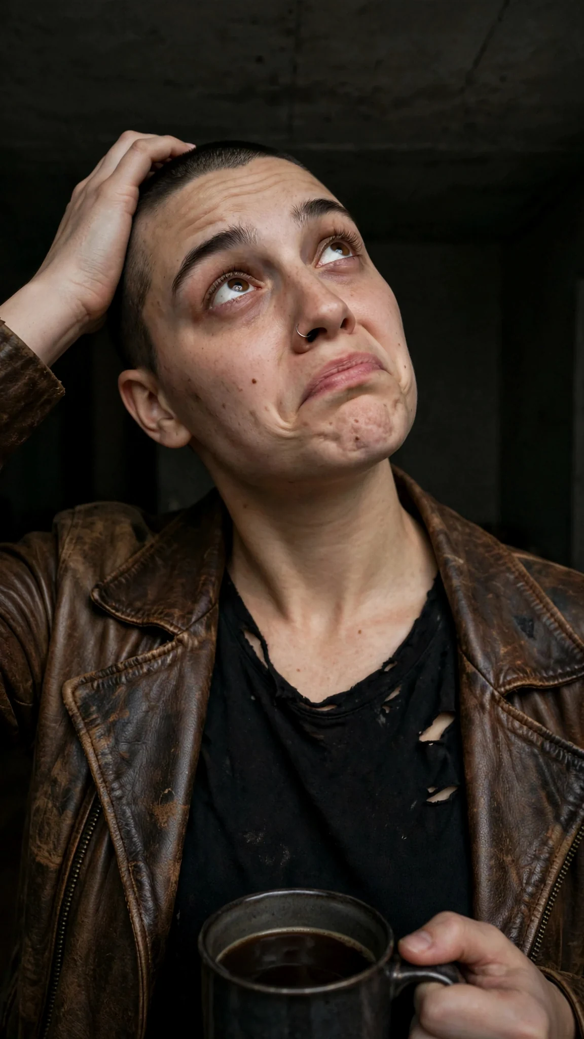 Juno looks up at the ceiling, mouth twisted, telling the worst part.