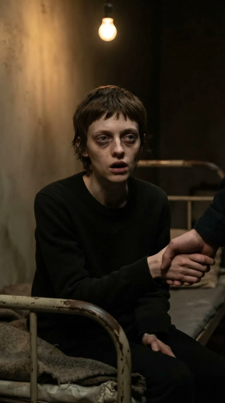 Marnie saying the ugly words with a flat, dead face.