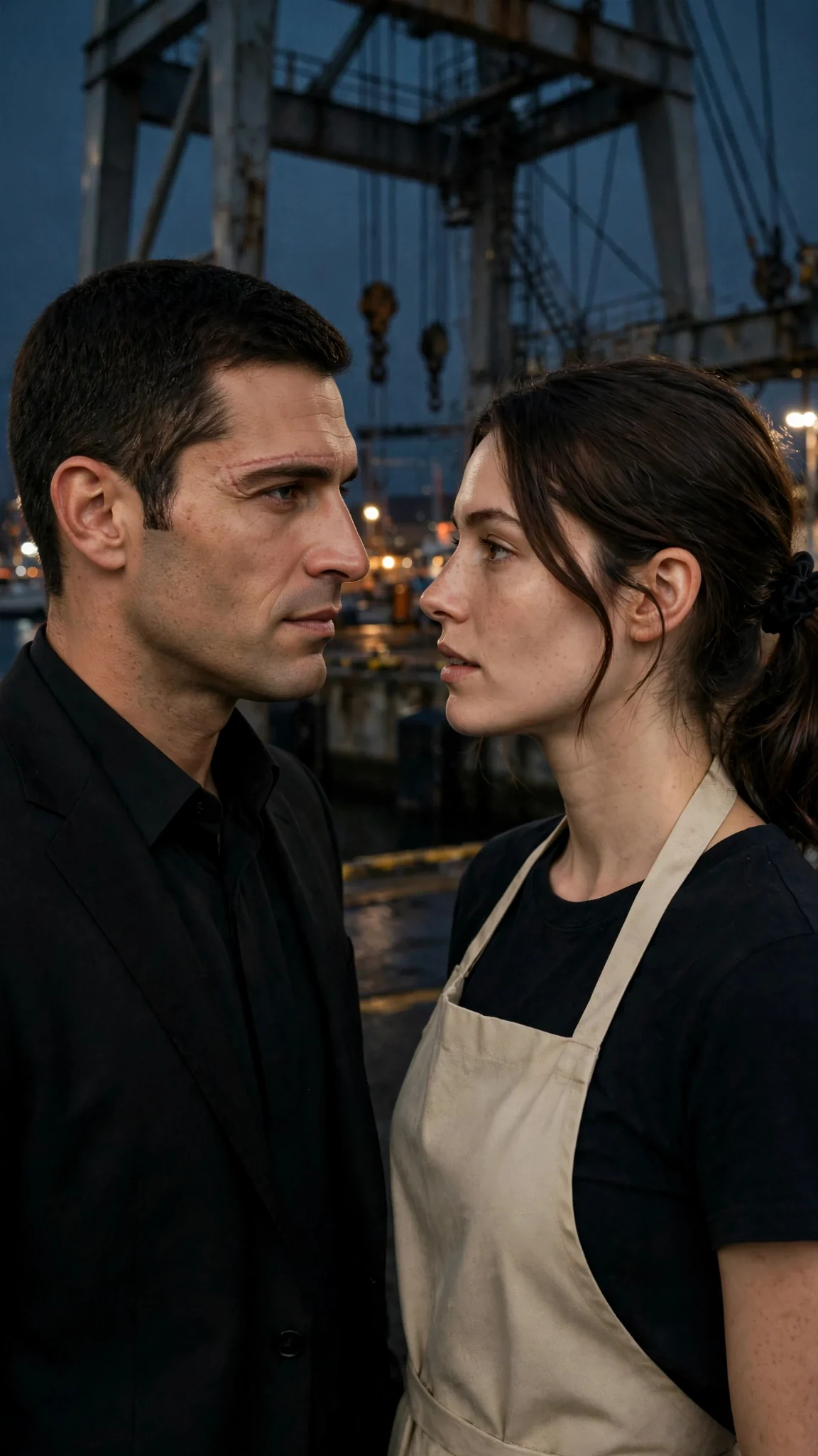 Saverio waits close to Renata in the dark, and she says nothing.